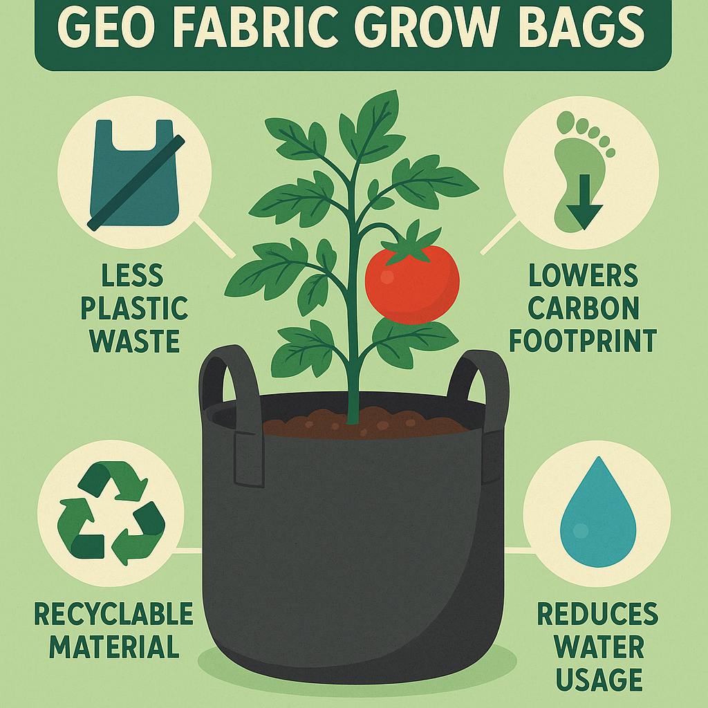 The Environmental Benefits of Geo Fabric Grow Bags 🌿🌎🪴