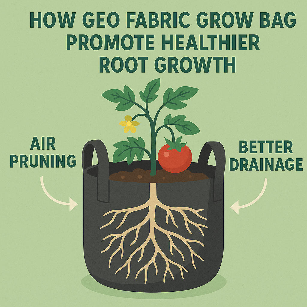 How Geo Fabric Grow Bags Promote Healthier Root Growth 🌱🪴🌿