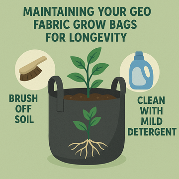 Maintaining Your Geo Fabric Grow Bags for Longevity 🧼🪴🧹