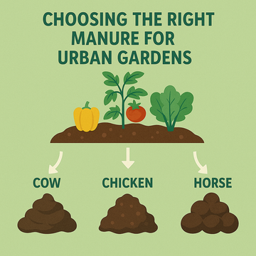 🌱 Choosing the Right Manure for Urban Gardens 🏙️💩🌿