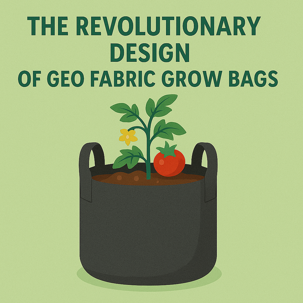 🌀 The Revolutionary Design of Geo Fabric Grow Bags 🌿🪴✨
