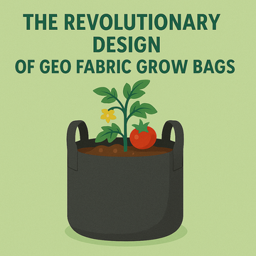 🌀 The Revolutionary Design of Geo Fabric Grow Bags 🌿🪴✨