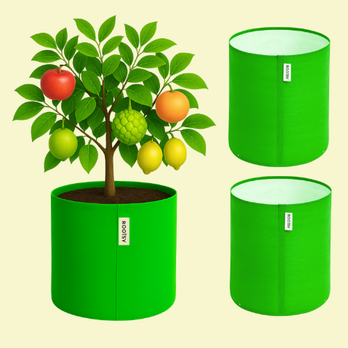 ROOTSY 18x18 Grow Bags for Terrace Gardening Extra Thick Premium Quality Grow Bags