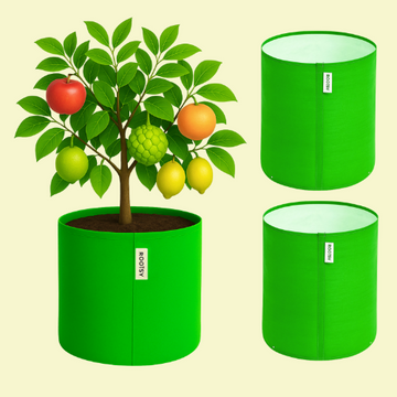 ROOTSY 18x18 Grow Bags for Terrace Gardening Extra Thick Premium Quality Grow Bags