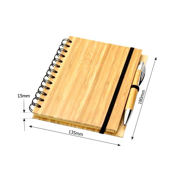 Eco-Friendly Mini Notepad with Pen | 100% Recycled Paper | Rootsy